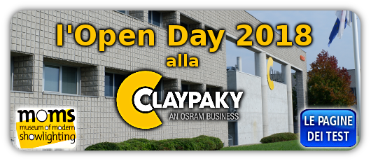 L'Open Day 2018 alla ClayPaky