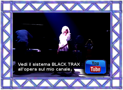 Guarda il video del Black Trax all'opera sul palco della RM Multimedia
